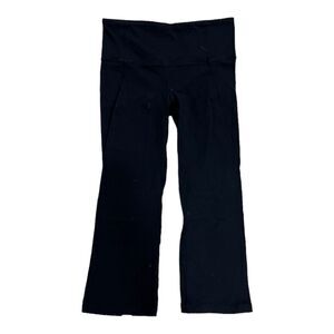 Lululemon Black Tadasana Cropped Yoga Capri Leggings 4